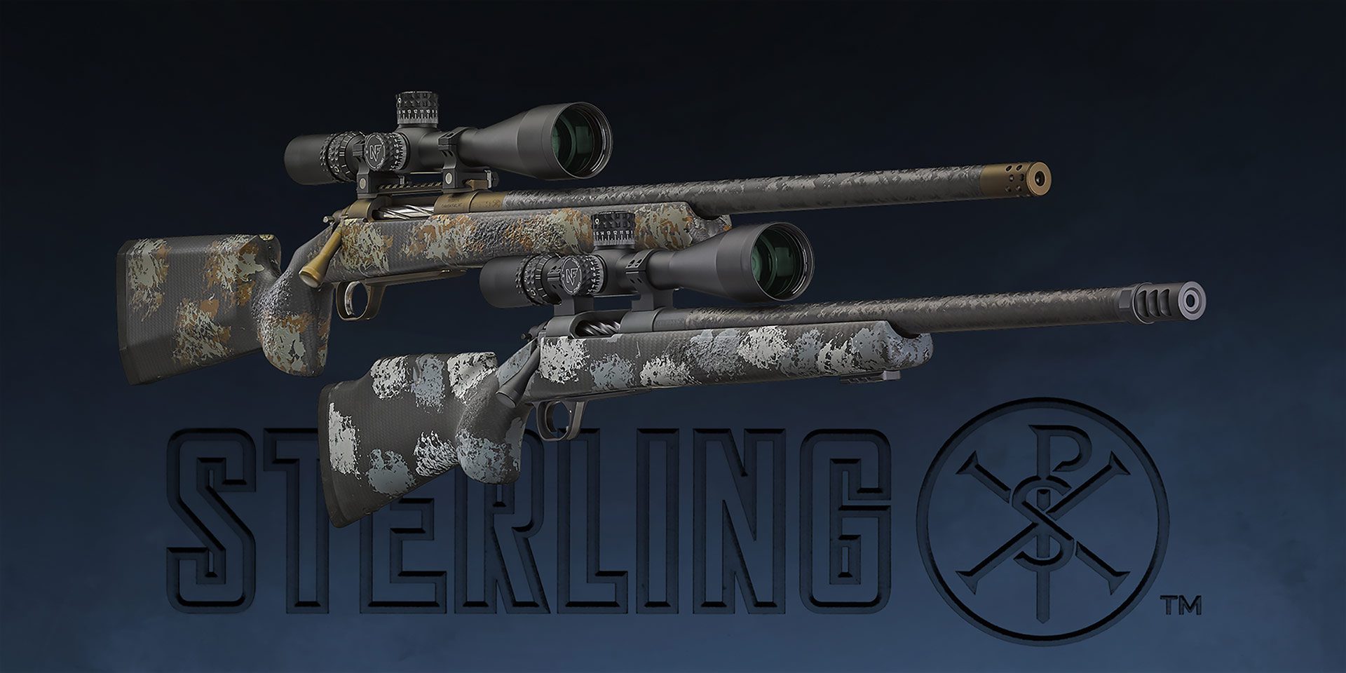 Hunting rifles built by Sterling Precision, LLC